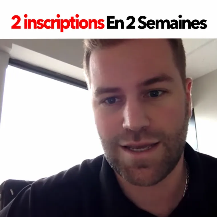 Courtier immobilier — 2 inscriptions en 2 semaines